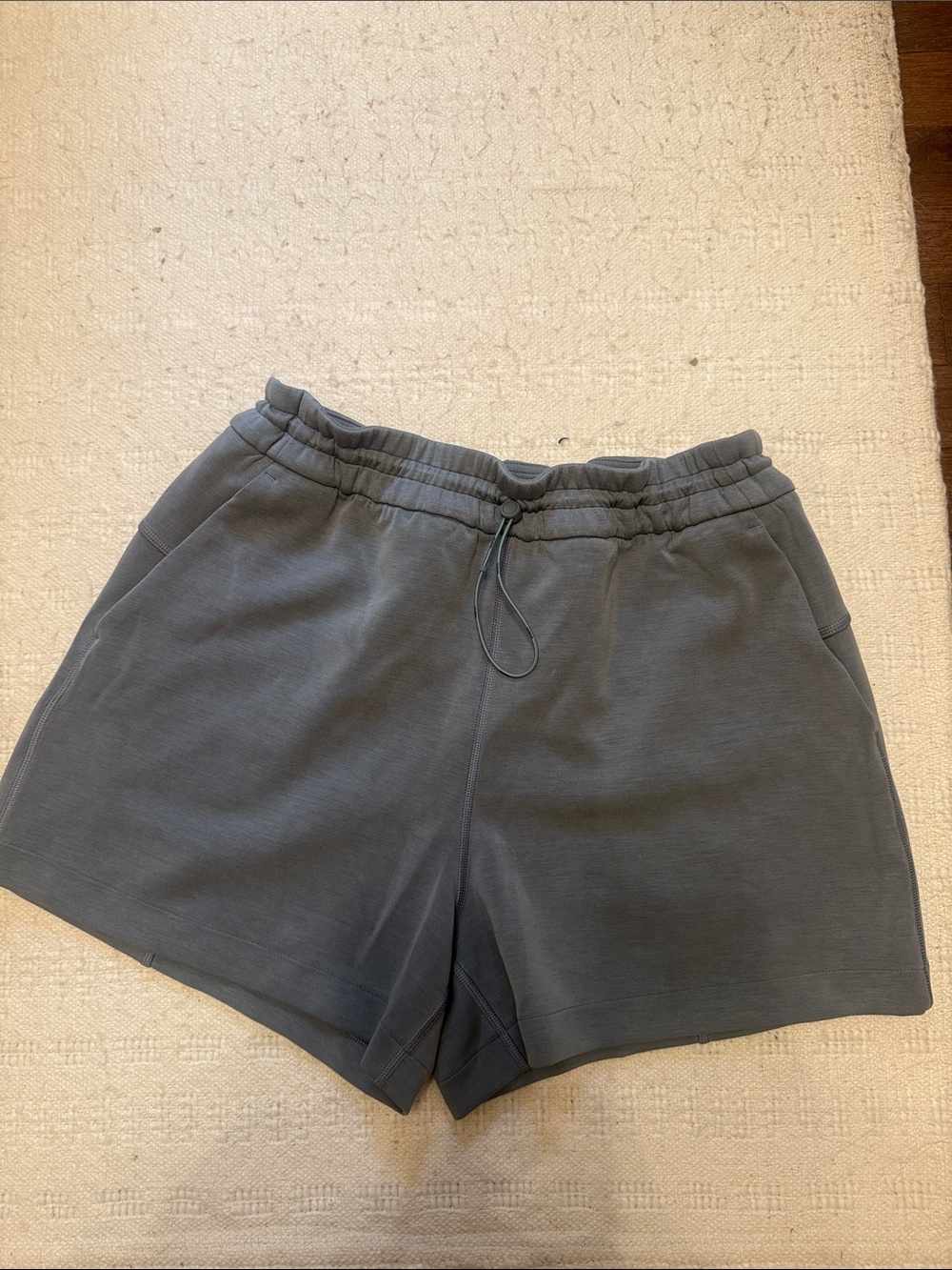 Lululemon Women’s Gray/Blue Drawstring Lounge Shorts